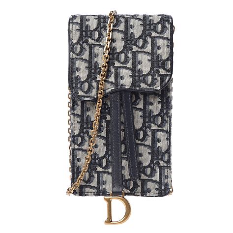 dior schmale saddle clutch|Saddle Clutch Dior Oblique Jacquard in Blau .